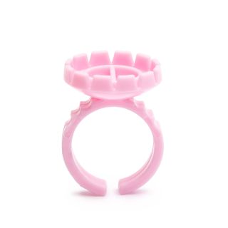 Anello porta colla rosa, 10pz (stretto) 1 Starry ciglia