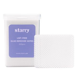 Lingettes non pelucheuses pour enlever la colle 200pz 1 Starry ciglia