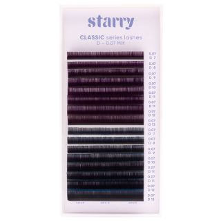 Viola - Blu ombre D 0,07 MIX 7-13mm 0 Starry ciglia