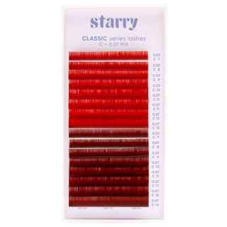Ciglia rosso / rosso scuro C 0,07 MIX 7-13mm