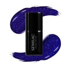 Semilac smalto per unghie #087, Glitter Indigo