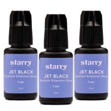 Colla extension ciglia JET BLACK 3 pz. 0 Starry ciglia